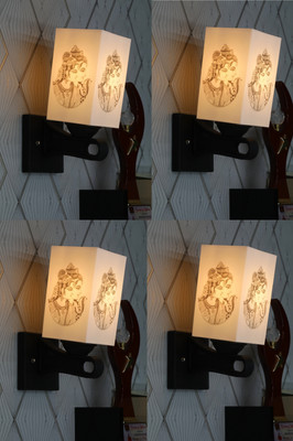 Gojeeva Uplight Wall Lamp Without Bulb(Pack of 4)