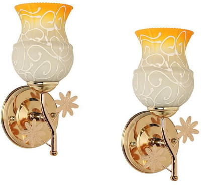 Adwait Wallchiere Wall Lamp Without Bulb(Pack of 2)