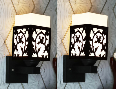 Gojeeva Uplight Wall Lamp Without Bulb(Pack of 2)