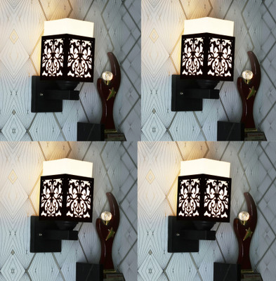 Gojeeva Uplight Wall Lamp Without Bulb(Pack of 4)