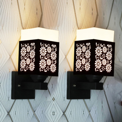 SAHDEV ENTERPRISES Uplight Wall Lamp Without Bulb(Pack of 2)