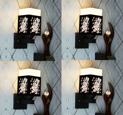 Shree Shyam Uplight Wall Lamp Without Bulb(Pack of 4)