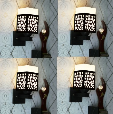 Krishna Enterprises Uplight Wall Lamp Without Bulb(Pack of 4)