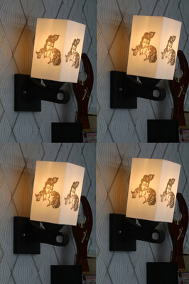 Gojeeva Uplight Wall Lamp Without Bulb(Pack of 4)