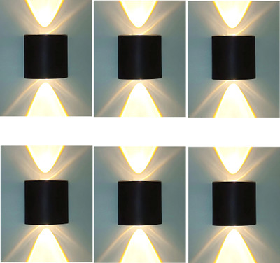 LUMINX Uplight Wall Lamp With Bulb(Pack of 6)