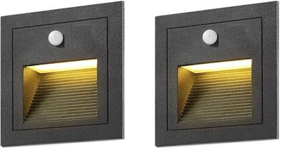 SAVORADE Step Light Wall Lamp With Bulb(Pack of 2)