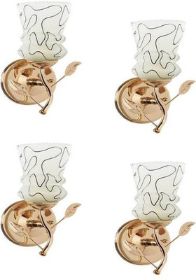 Adwait Wallchiere Wall Lamp Without Bulb(Pack of 4)