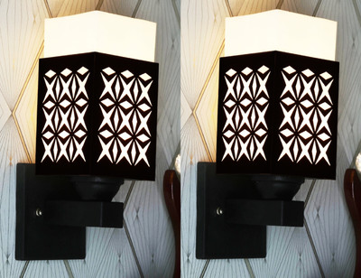 SAHDEV ENTERPRISES Uplight Wall Lamp Without Bulb(Pack of 2)