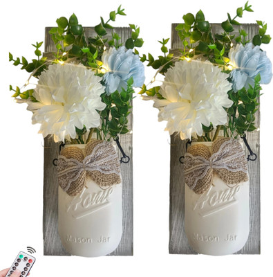 MANSAA Uplight Wall Lamp With Bulb(Pack of 2)