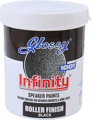 1001 Infinity Speaker Paint Texture Coating for Speaker Cabinets and Road Cases | Black | Functional Wall Paint(1 kg)