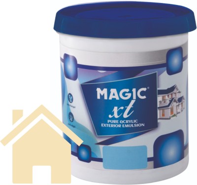 Magic Paints XT-Pure Acrylic Exterior Emulsion | Long-Lasting Protection & Superior Finish |Crack Resistant|Anti Fungus Anti Algal| Economical Exterior Paint ANTIQUE WHITE Emulsion Wall Paint(500 ml)