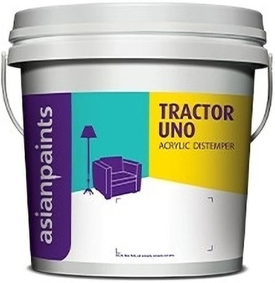 Asian Paints Tractor Uno 10L Distemper Acrylic Distemper White Distemper Wall Paint(10 L)