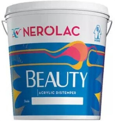 NEROLAC BEAUTY ACRYLIC DISTEM WASHABLE WHITE Distemper Wall Paint(2 kg)
