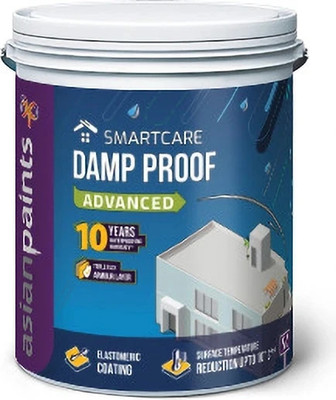 Asian Paints SMARTCARE DAMP PROOF ADVANCE WHITE WHITE Emulsion Wall Paint(4 L)