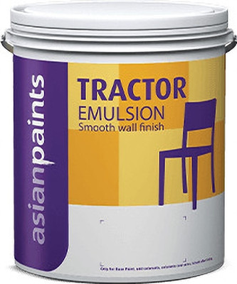 Asian Paints 1 Tractor emulsion white Emulsion Wall Paint(4 L)