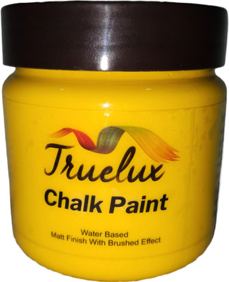 truelux Chalk Paint Golden Yellow(15 Shades Available) Emulsion Wall Paint(200 ml) deal from flipkart