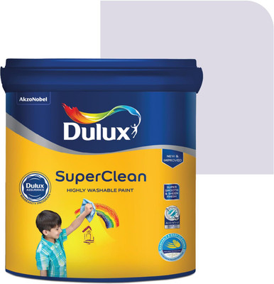 Dulux SuperClean Interior Water Based Durable & Easy To Clean Paint For Walls Pansy Touch Emulsion Wall Paint(4 L)
