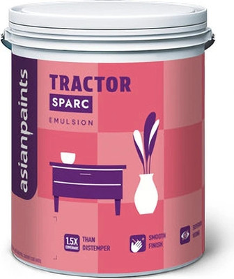 Asian Paints TRACTOR SPARC EMULSION WHITE Emulsion Wall Paint(4 L)