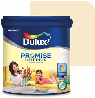 Dulux Promise Interior Acrylic Emulsion Paint Brighter & Longer Lasting Colors Aqua Tint/Tender Maldives Emulsion Wall Paint(20 L)