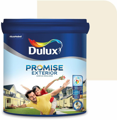 Dulux Promise Exterior Acrylic Emulsion Paint Brighter & Longer Lasting Colors Linwood Beach Emulsion Wall Paint(10 L)