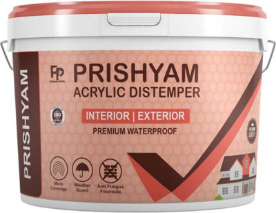 Prishyam PD-01 White Distemper Wall Paint(10 kg) deal from flipkart