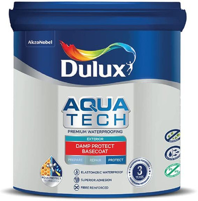 Dulux Aquatech Damp Protect Basecoat Liquid Form White Functional Wall Paint(4 L)