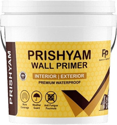 Prishyam Exterior Wall Primer White Emulsion Wall Paint(20 L)