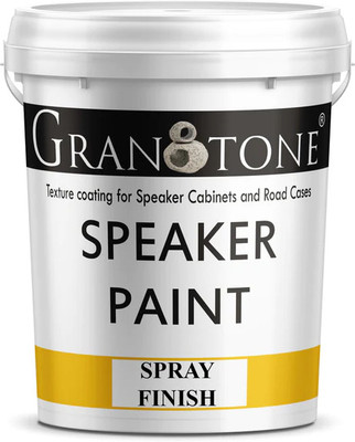 Granotone Spray Grade Speaker Cabinet Texture Coating 5 kg BLACK Functional Wall Paint(5 L)