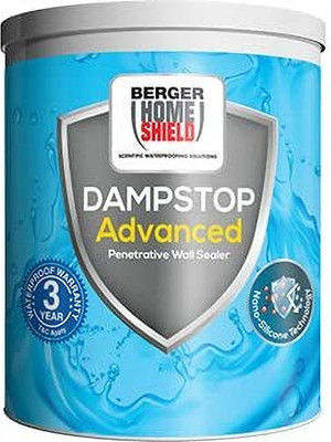 Berger Dampstop Advanced Penetrative Wall Sealer White Emulsion Wall Paint(1 L)
