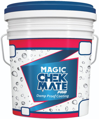 Magic Paints Magic CHEKMATE PRO Damp Proof Coating Waterproofing Solution for Homes, Terraces Blue Solvent Wall Paint(1 L)