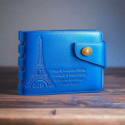 ZEPH Enterprises Men Casual Blue Artificial Leather Wallet(5 Card Slots)