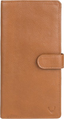 HIDESIGN Men & Women Tan Genuine Leather Document Holder(8 Card Slots)