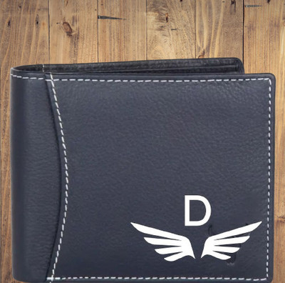 KEYUR Men Casual Blue Artificial Leather Wallet(6 Card Slots)