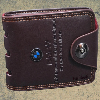 SHYAM Men Casual Brown Artificial Leather Wallet(6 Card Slots)