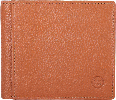 MARSTEN Men Casual Tan Genuine Leather Wallet(8 Card Slots)
