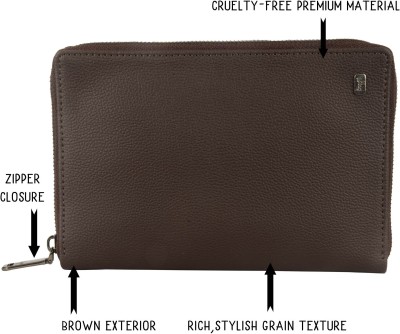 Baggit Men Casual Brown Artificial Leather Wallet(4 Card Slots)