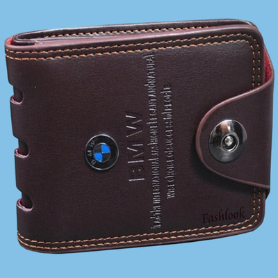 SHYAM Men Casual Brown Artificial Leather Wallet(6 Card Slots)