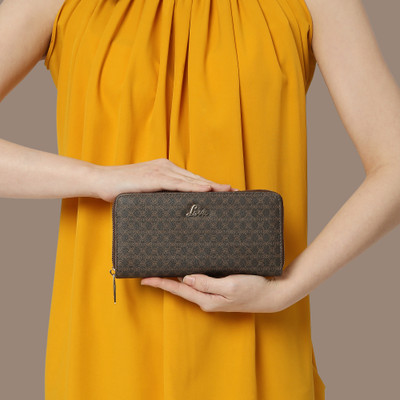 LAVIE Women Casual Brown Artificial Leather Wallet(4 Card Slots)