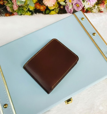 VenussVault Men Casual, Ethnic, Evening/Party, Formal, Travel, Trendy Brown Artificial Leather, Genuine Leather Wallet(5 Card Slots)