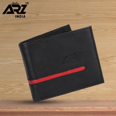 ARZ INDIA Men & Women Casual, Ethnic, Evening/Party, Formal, Travel, Trendy Red, Black, Multicolor Genuine Leather Wallet(7 Card Slots)