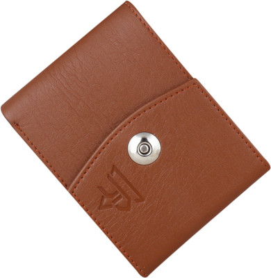 SCRUMBLER Men Formal Tan Artificial Leather Wallet(8 Card Slots)