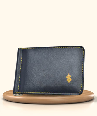 Your Gift Studio Men & Women Formal Blue Artificial Leather Money Clip(1 Card Slot)