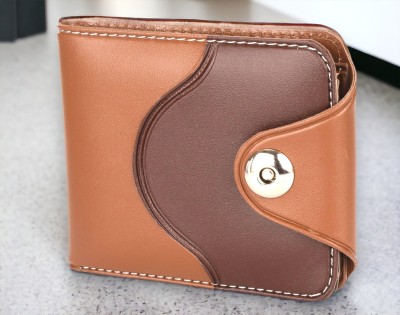 Mundkar Men Travel Tan Artificial Leather Wallet(6 Card Slots)