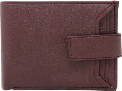 Karma Focus Men Brown Genuine Leather Wallet(7 Card Slots)