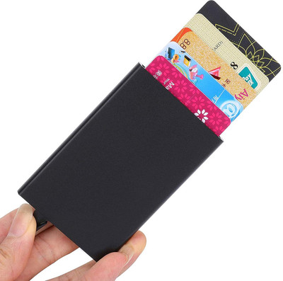 HIYARAM Men & Women Travel Multicolor Aluminium Card Holder(7 Card Slots)