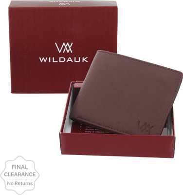 WILDAUK Men Brown Artificial Leather Wallet(10 Card Slots)