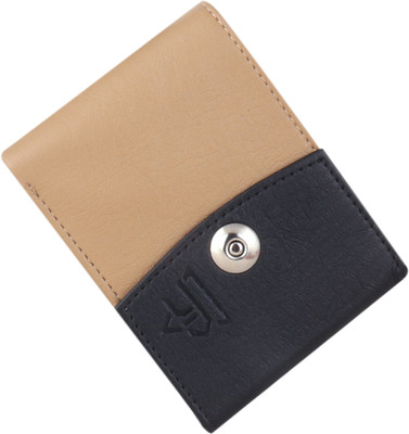 JND Men Casual Beige Artificial Leather Wallet(8 Card Slots)