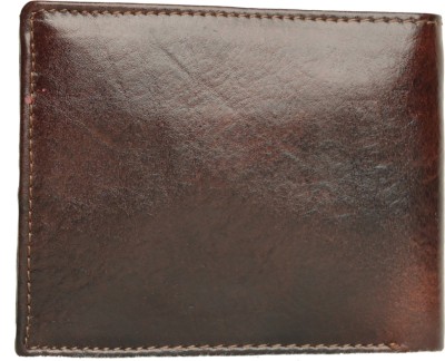 The Brown Hide Men Formal, Casual, Trendy Brown Genuine Leather Wallet(7 Card Slots)