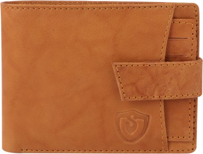 Keviv Men Casual, Formal, Travel Tan Genuine Leather Wallet(12 Card Slots)