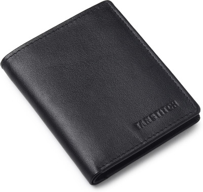TANSTITCH Men & Women Casual Black Genuine Leather Card Holder(7 Card Slots)